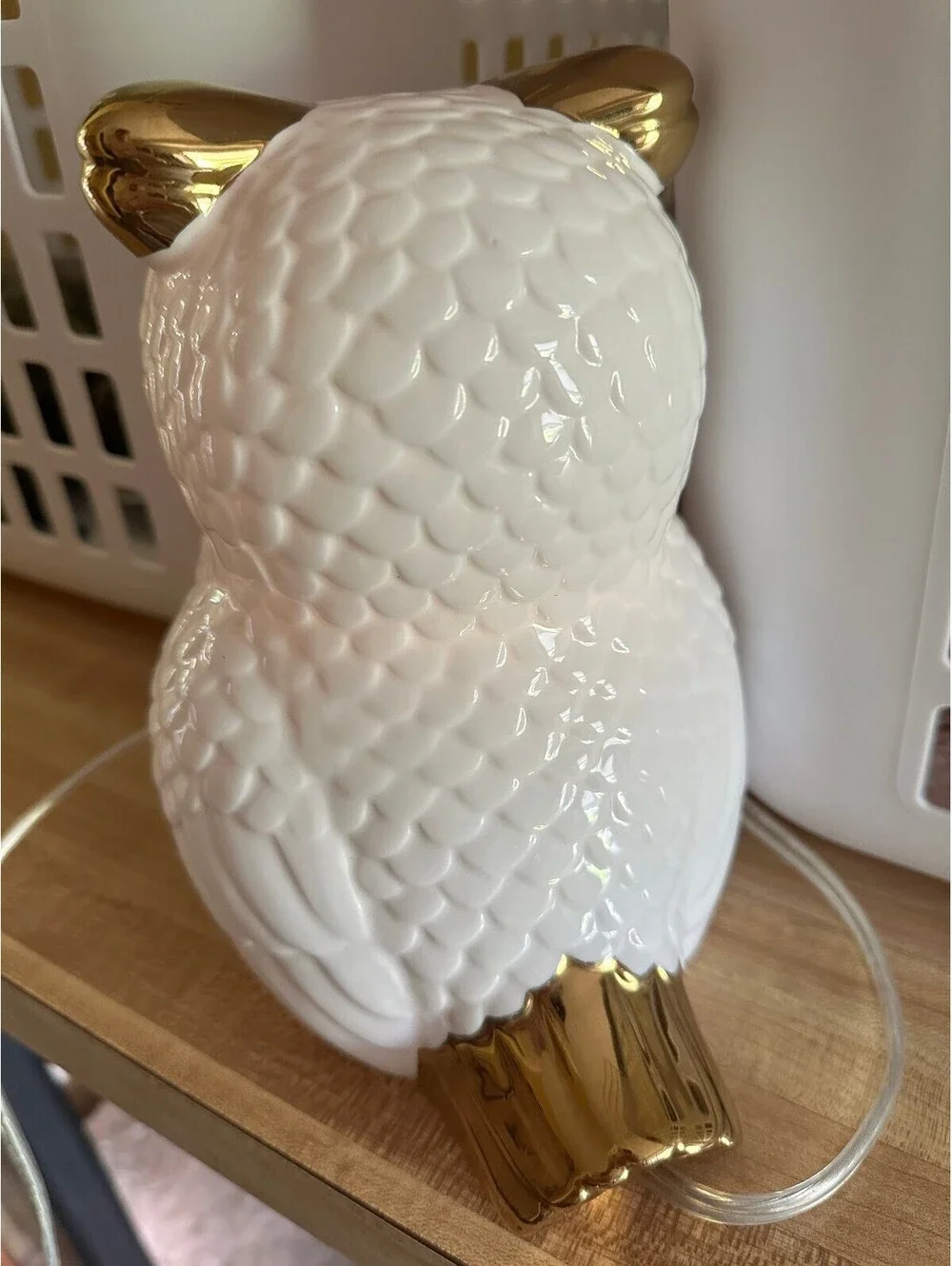 EUC Pottery Barn Kids Ceramic Owl Nightlight